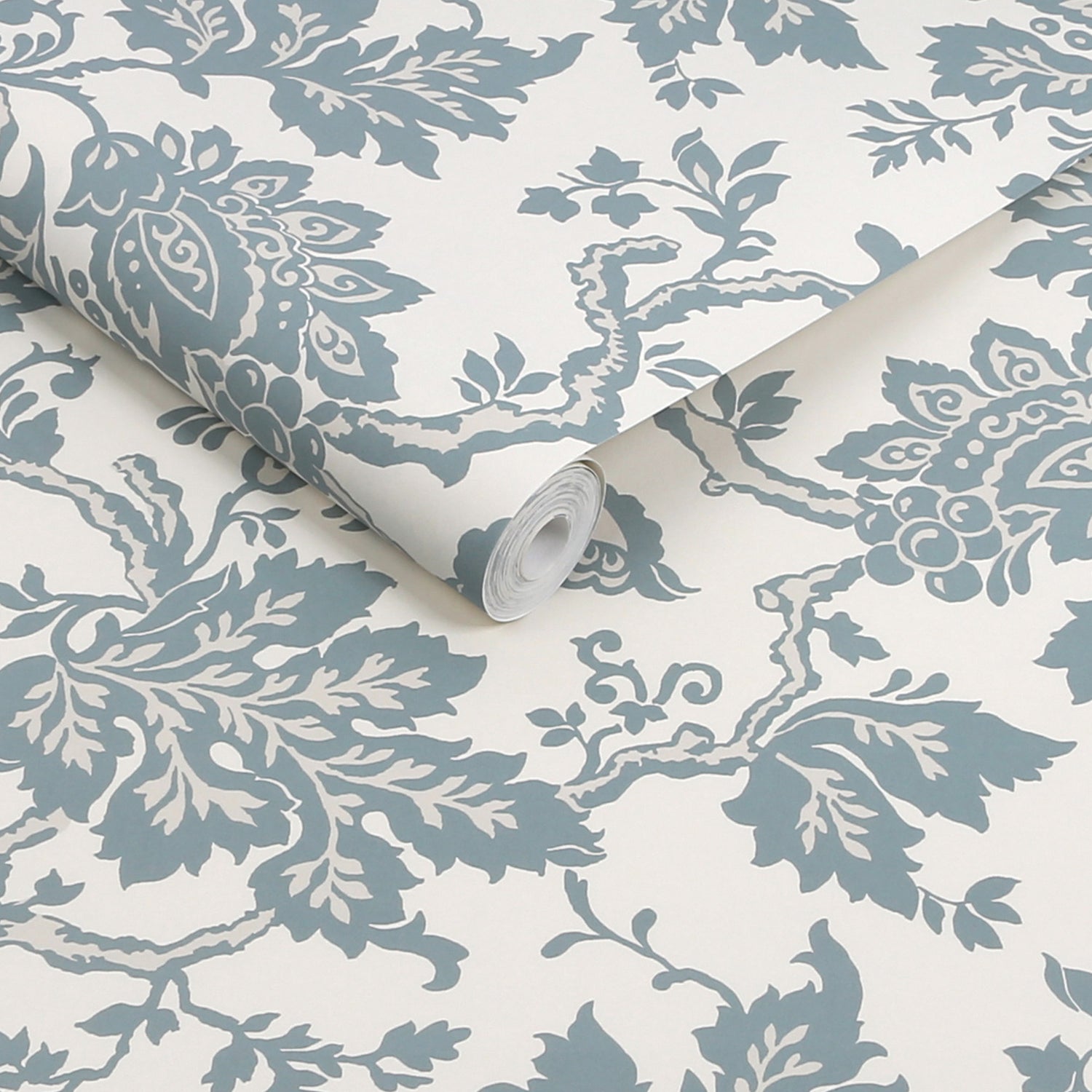 Jacobean Wallpaper in tarn color - pattern number 146804 - by Martha Stewart in the Martha Stewart AW26 collection
