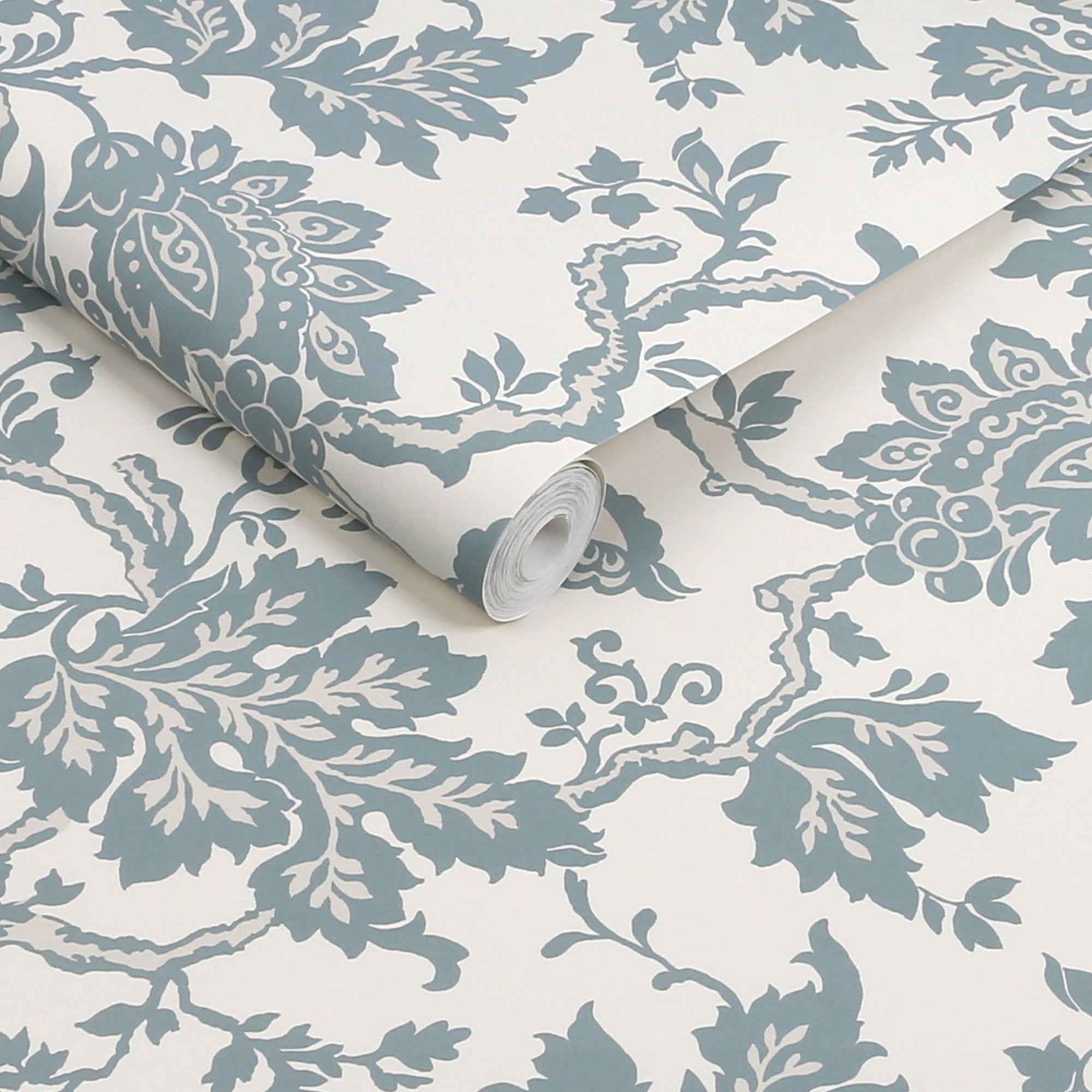 Jacobean Wallpaper in tarn color - pattern number 146804 - by Martha Stewart in the Martha Stewart AW26 collection