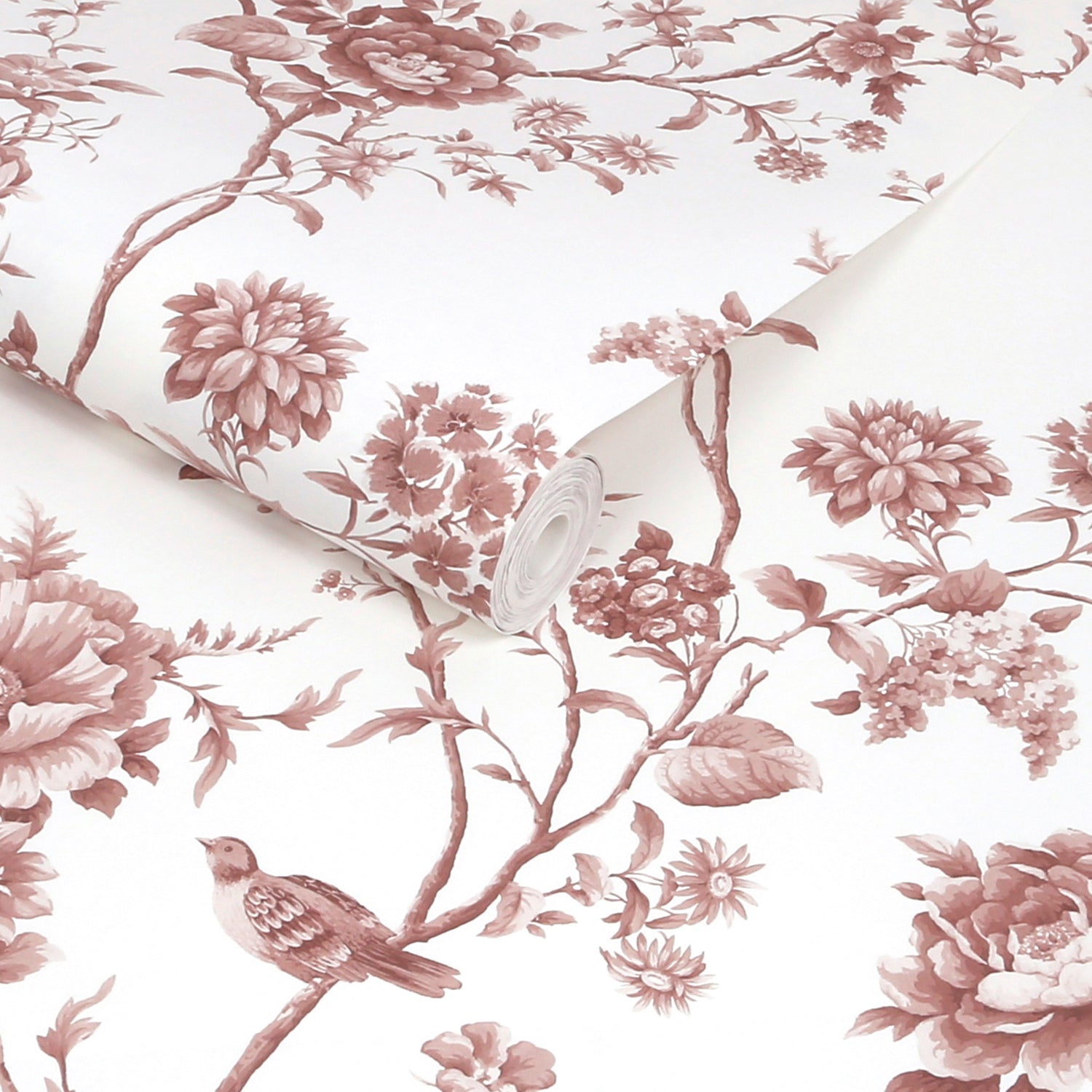Floral Vine Wallpaper in russet color - pattern number 146809 - by Martha Stewart in the Martha Stewart AW26 collection