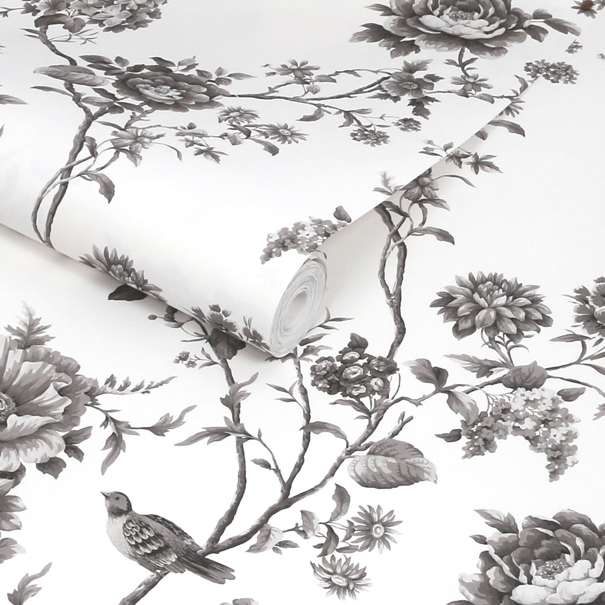 Floral Vine Wallpaper in silhouette color - pattern number 146811 - by Martha Stewart in the Martha Stewart AW26 collection