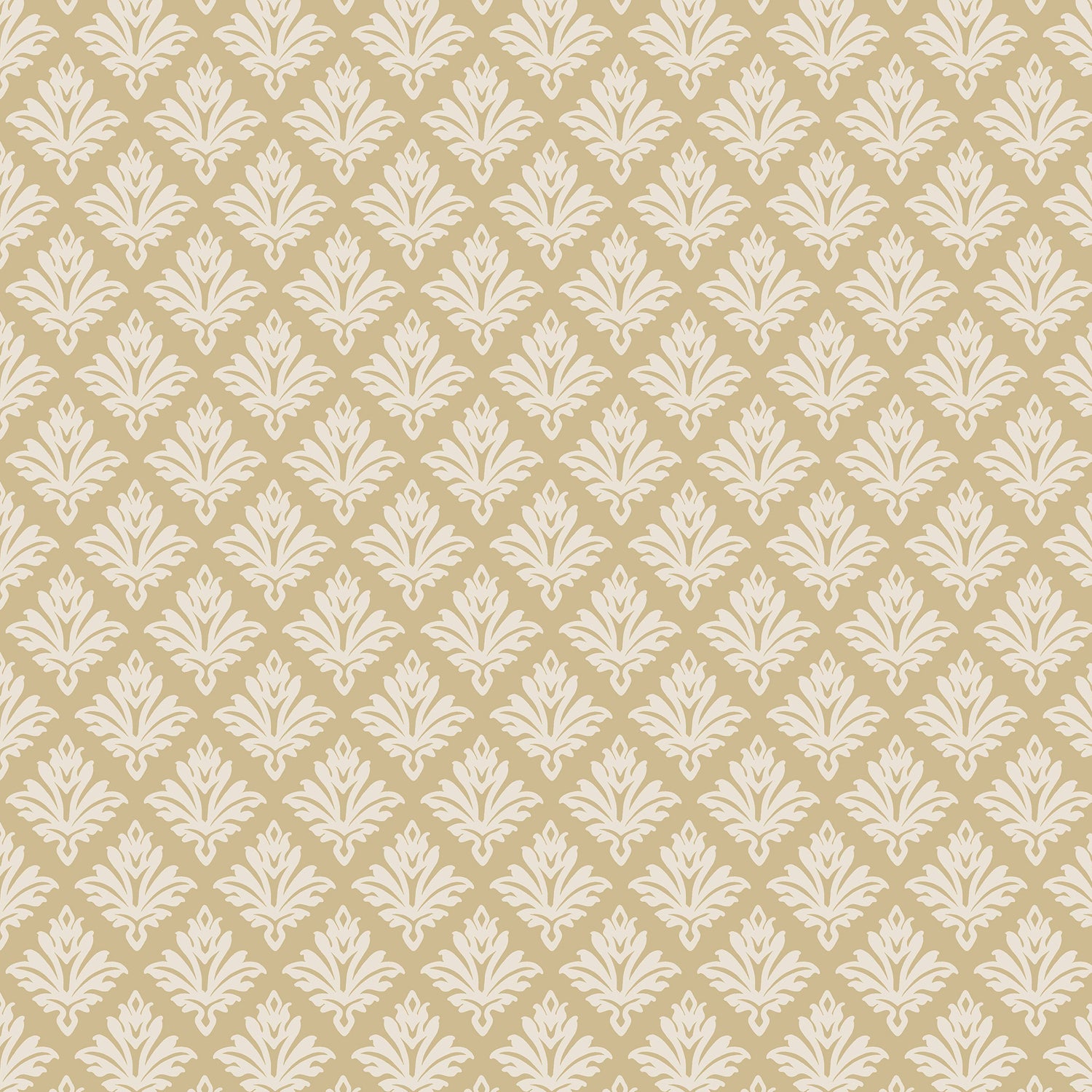 Artisan Floral Wallpaper in antique gold color - pattern number 146812 - by Martha Stewart in the Martha Stewart AW26 collection