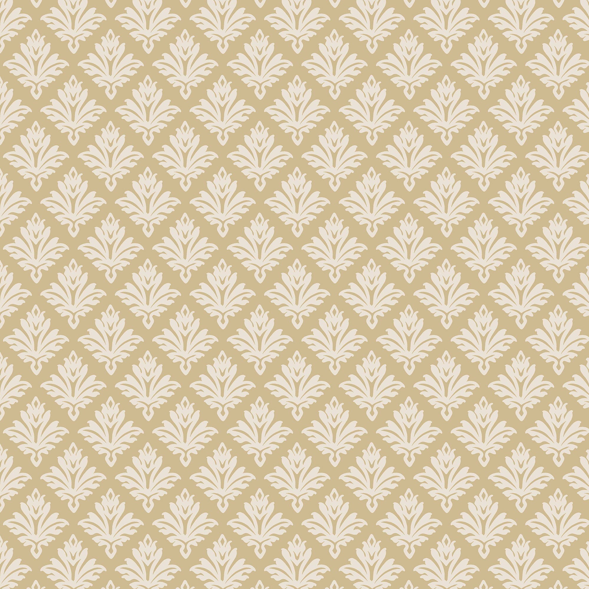 Artisan Floral Wallpaper in antique gold color - pattern number 146812 - by Martha Stewart in the Martha Stewart AW26 collection