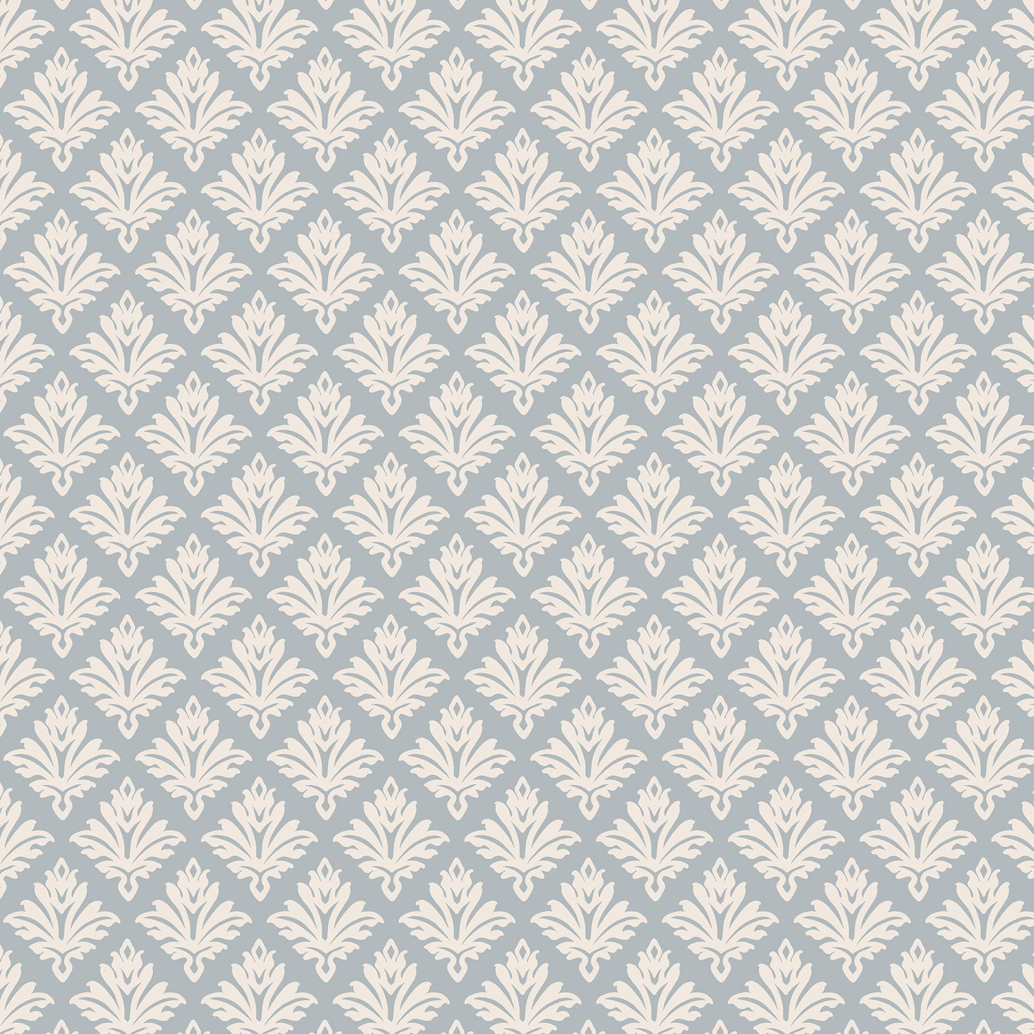 Artisan Floral Wallpaper in mineral blue color - pattern number 146813 - by Martha Stewart in the Martha Stewart AW26 collection