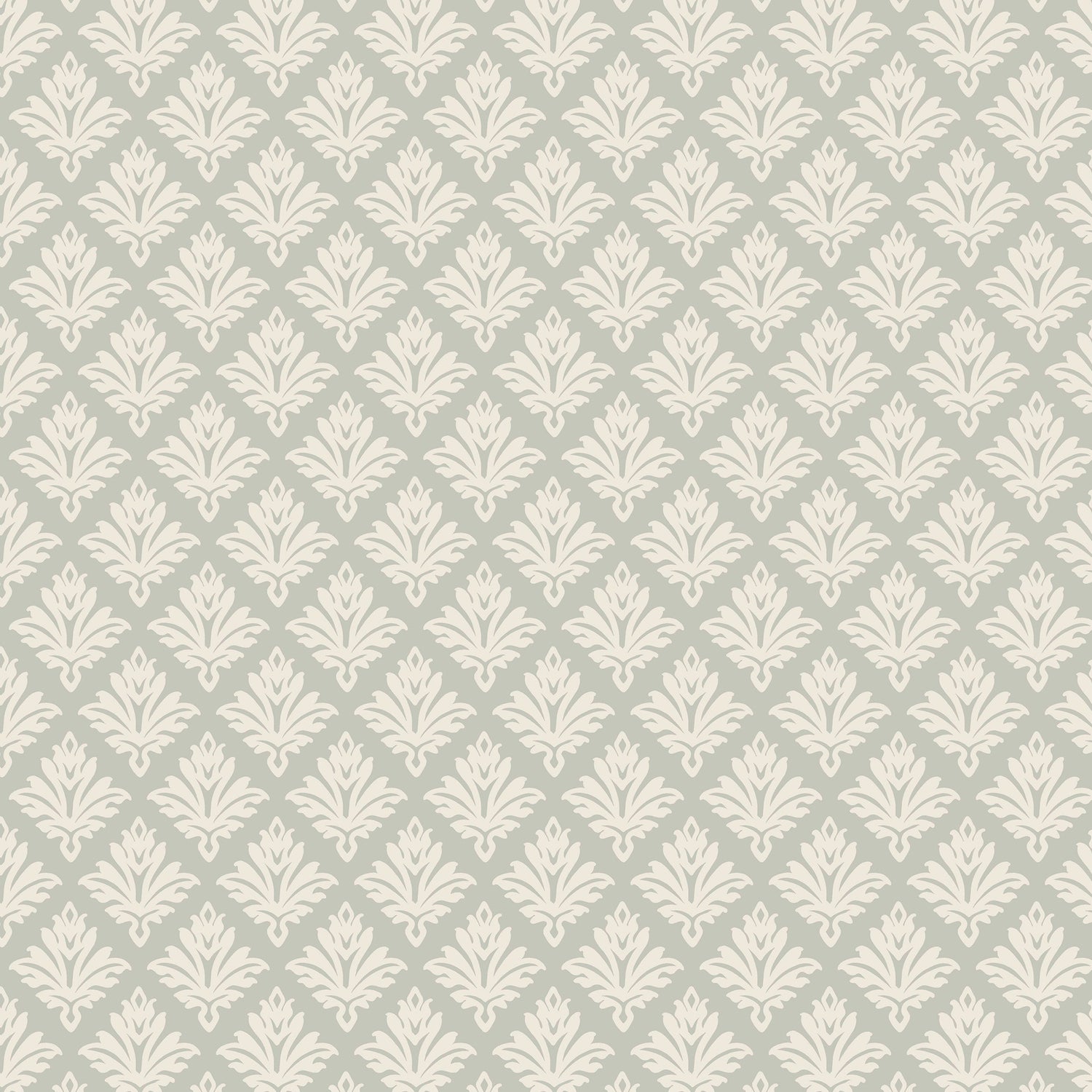 Artisan Floral Wallpaper in fennel seed color - pattern number 146814 - by Martha Stewart in the Martha Stewart AW26 collection