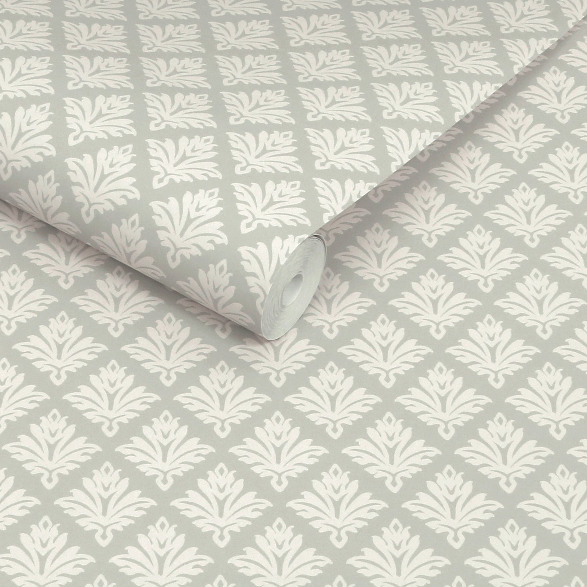 Artisan Floral Wallpaper in fennel seed color - pattern number 146814 - by Martha Stewart in the Martha Stewart AW26 collection