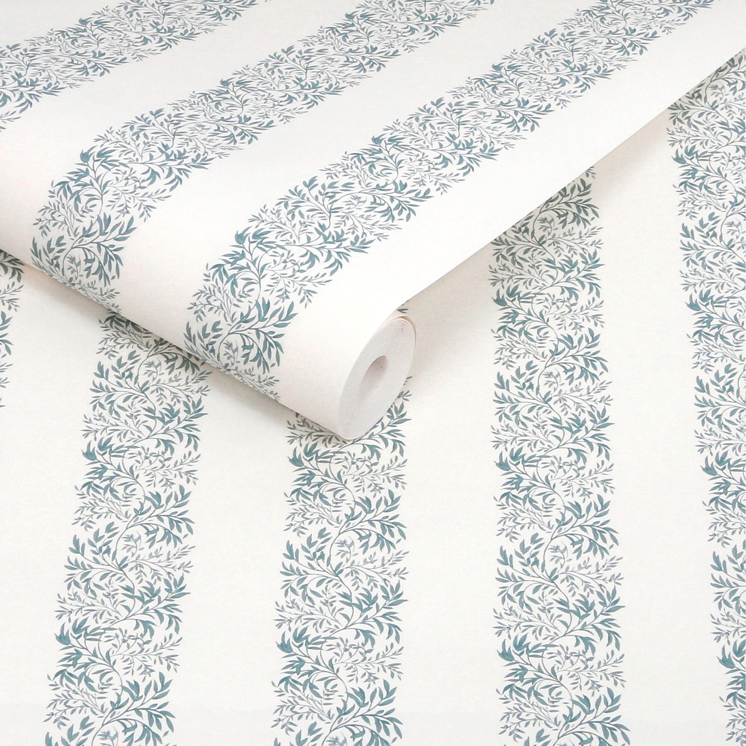 Heritage Garden Stripe Wallpaper in tarn color - pattern number 146818 - by Martha Stewart in the Martha Stewart AW26 collection