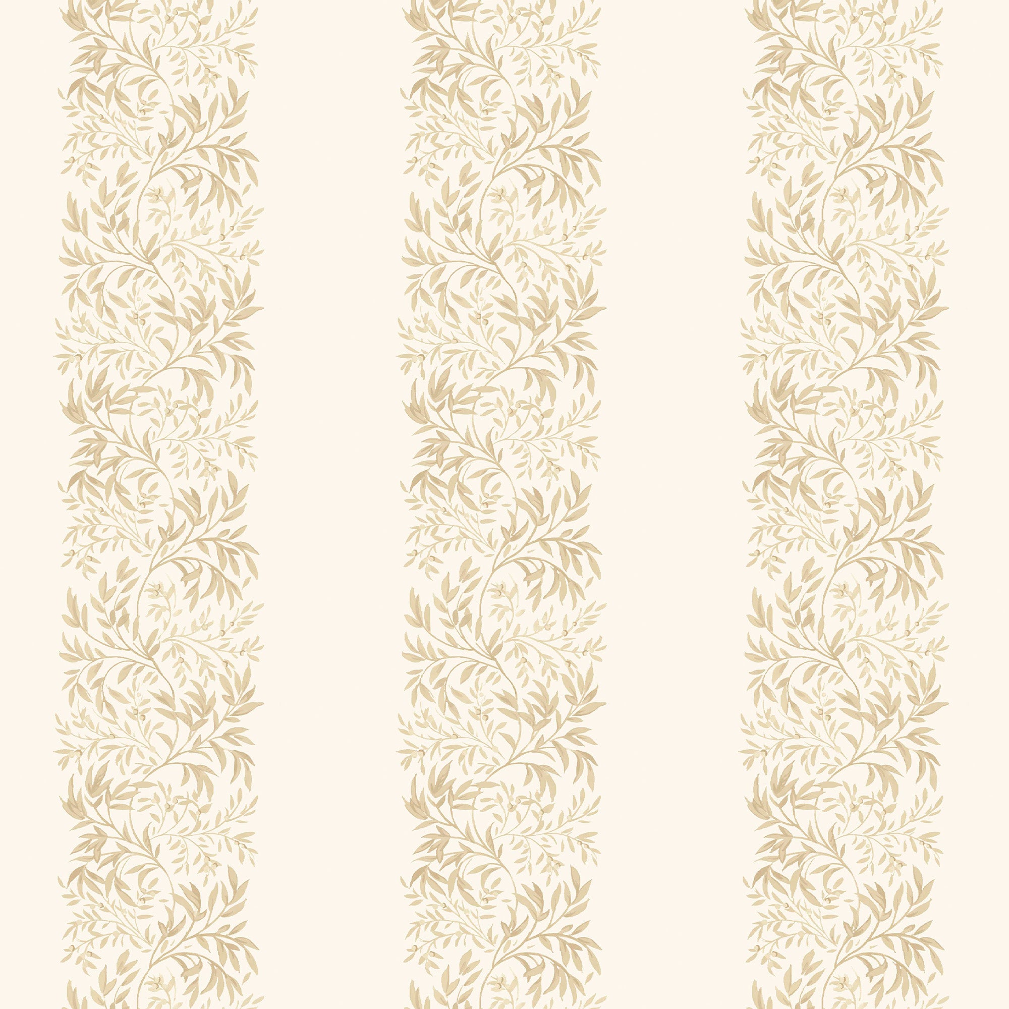 Heritage Garden Stripe Wallpaper in antique gold color - pattern number 146820 - by Martha Stewart in the Martha Stewart AW26 collection