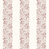 Heritage Garden Stripe Wallpaper in russet color - pattern number 146821 - by Martha Stewart in the Martha Stewart AW26 collection