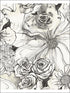 Lambton fabric in black color - pattern number CR40500 - by Carl Robinson in the Carl Robinson 12 Art collection