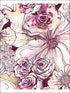 Lambton fabric in purple and wine color - pattern number CR40509 - by Carl Robinson in the Carl Robinson 12 Art collection