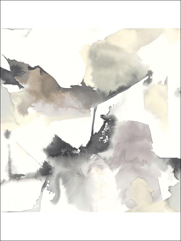Langhorn wallpaper in silver and pewter color - pattern number CR41300 - by Carl Robinson in the Carl Robinson 12 Art collection