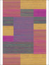 Leamington 4 Panel mural in multicolor color - pattern number CR43001M - by Carl Robinson in the Carl Robinson 12 Art collection