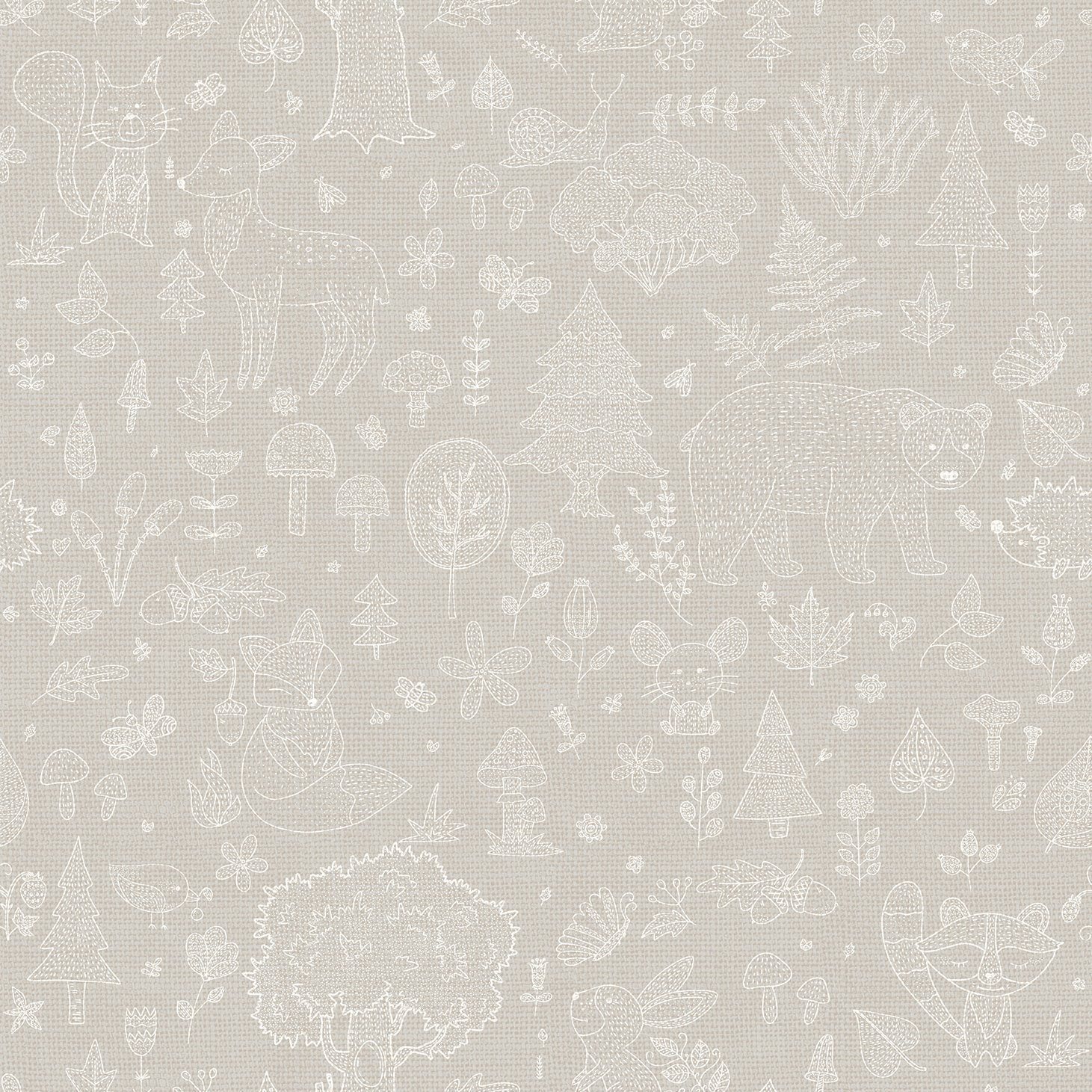 Kids wallpaper in silver grey color - pattern number 14807 - by Galerie in the Little Explorers 2 collection