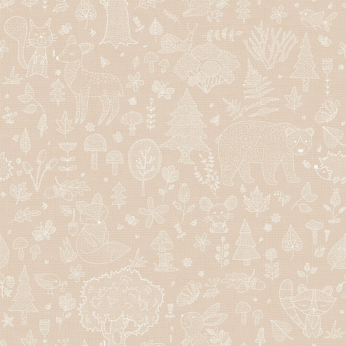 Kids wallpaper in beige color - pattern number 14809 - by Galerie in the Little Explorers 2 collection