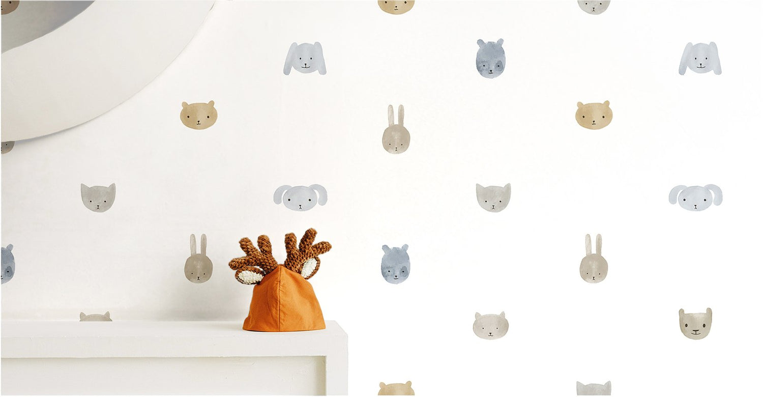 Kids wallpaper in blue color - pattern number 14813 - by Galerie in the Little Explorers 2 collection