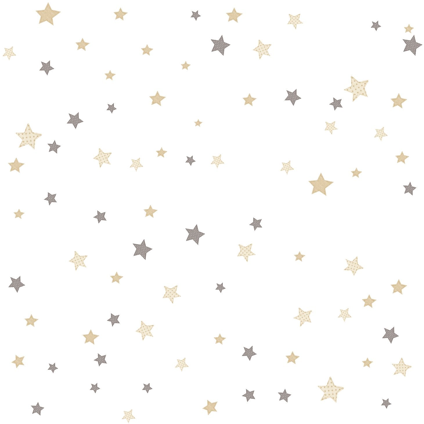 Star wallpaper in silver grey color - pattern number 14826 - by Galerie in the Little Explorers 2 collection