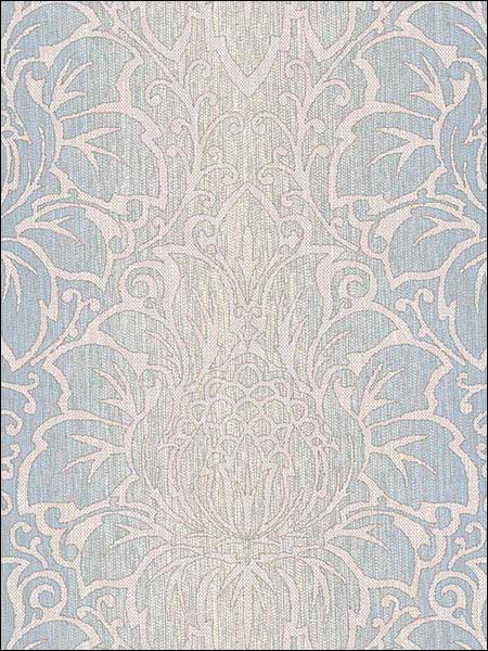 Venetian Damask wallpaper in blue beige color - pattern number TX34820 - by Patton Norwall in the Texture Style 2 collection
