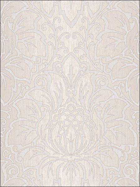 Damask Striped wallpaper in taupe beige color - pattern number TX34824 - by Patton Norwall in the Texture Style 2 collection
