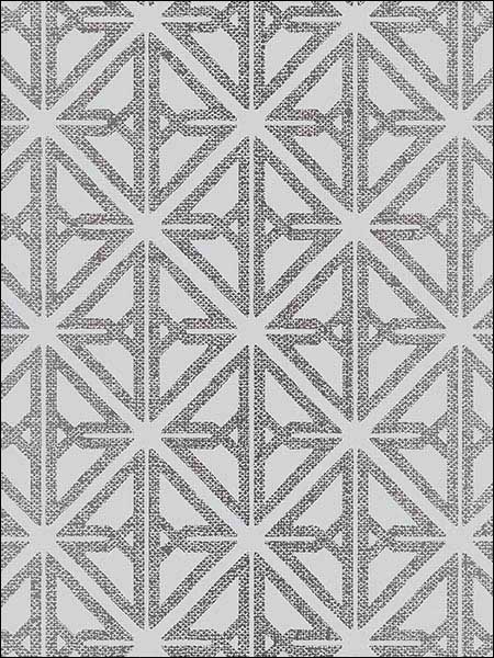 Global Texture wallpaper in black grey metallic silver color - pattern number TX34841 - by Patton Norwall in the Texture Style 2 collection