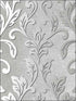 Silver Leaf Damask fabric in black grey color - pattern number TX34843 - by Patton Norwall in the Texture Style 2 collection