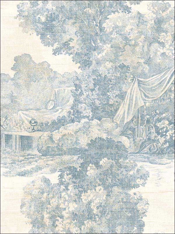 Lenox Hill Scenic wallpaper in 81302 color - pattern number LD81302 - by Seabrook in the Lux Decor collection