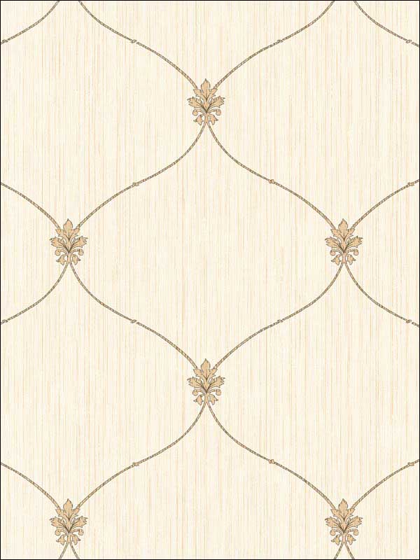 Lenox Hill Ogee wallpaper in 81400 color - pattern number LD81400 - by Seabrook in the Lux Decor collection