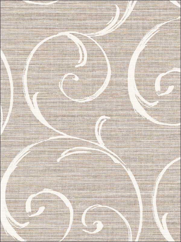 Notting Hill Scroll wallpaper in 82008 color - pattern number LD82008 - by Seabrook in the Lux Decor collection