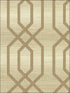 Geo Frame on Grass Textile String fabric in gold color - pattern number JC21205 - by Wallquest in the Grasseffects collection