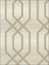 Geo Frame on Grass Textile String fabric in warm neutral beige color - pattern number JC21208 - by Wallquest in the Grasseffects collection