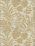 Tropical Leaf Textile String fabric in warm neutral beige color - pattern number JC21405 - by Wallquest in the Grasseffects collection