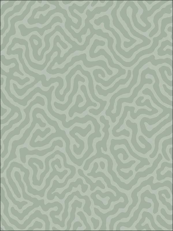 Coral fabric in sage color - pattern number 106/5066.CS.0 - by Cole and Son in the Landscape Plains collection
