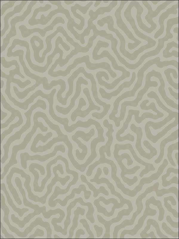 Coral fabric in stone color - pattern number 106/5073.CS.0 - by Cole and Son in the Landscape Plains collection