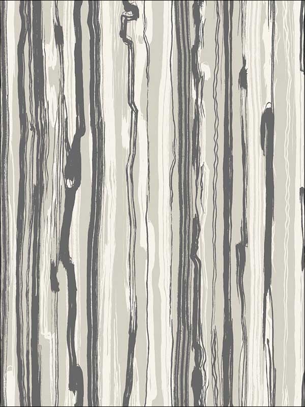 Strand wallpaper in black and white color - pattern number 107/7035.CS.0 - by Cole and Son in the Curio collection