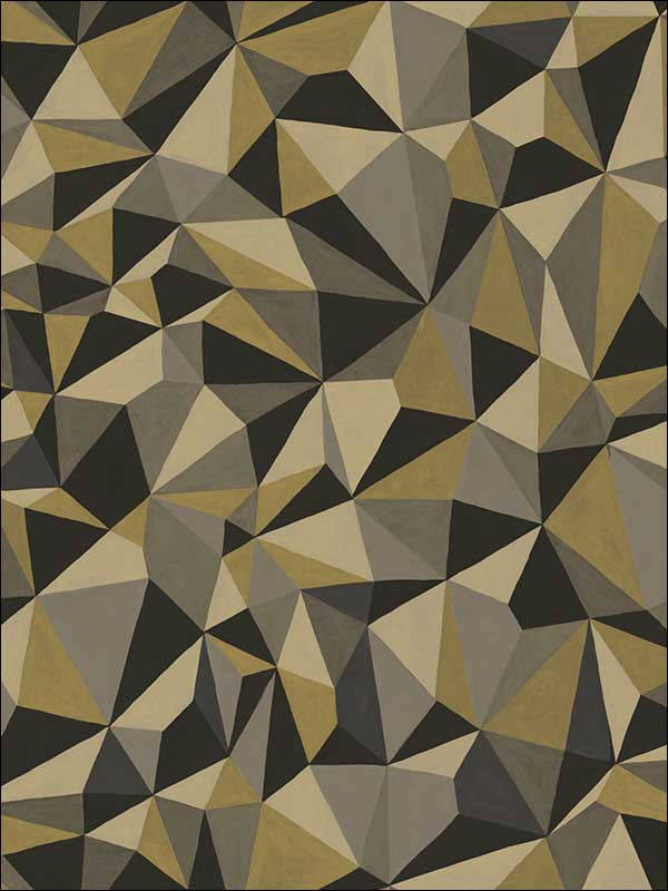 Quartz fabric in gold and silver color - pattern number 107/8038.CS.0 - by Cole and Son in the Curio collection