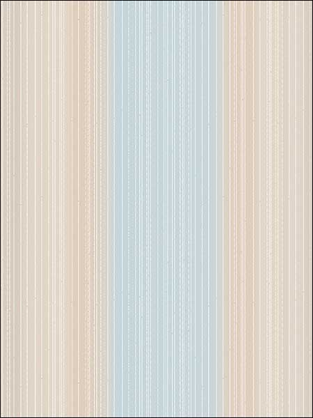 String Stripe fabric in blue beige color - pattern number CS35612 - by Patton Norwall in the Classic Silks 2 collection