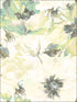 Cecita fabric in teal off white and green color - pattern number LG90004 - by Seabrook in the Lugano collection