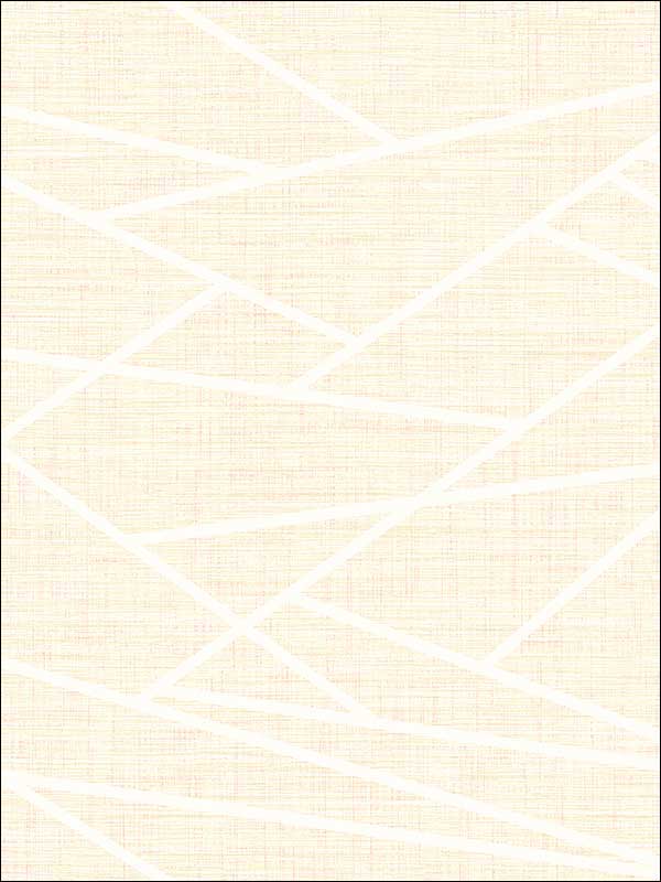 Cecita Puzzle fabric in light tan and white color - pattern number LG90109 - by Seabrook in the Lugano collection