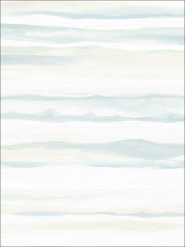 Kentmere Waves fabric in sky blue and off white color - pattern number LG90202 - by Seabrook in the Lugano collection