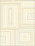 Attersee Squares fabric in tan beige and ice color - pattern number LG90505 - by Seabrook in the Lugano collection