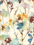 Faravel fabric in cerulean brass and chocolate color - pattern number LG91415 - by Seabrook in the Lugano collection