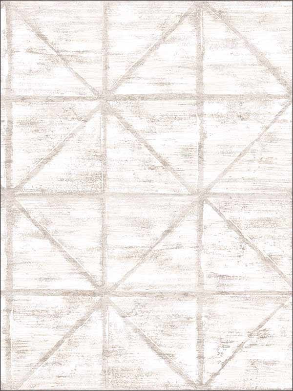 Ness wallpaper in gray and white color - pattern number LG91608 - by Seabrook in the Lugano collection