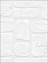 Stone Wall Paintable wallpaper in white color - pattern number 48915 - by Patton Norwall in the Architectural Inspirations collection