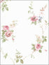 White Wedding Trail fabric in pink blue color - pattern number CN24621 - by Patton Norwall in the Rose Garden 2 collection