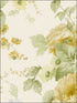 La Rosa wallpaper in yellow green blue color - pattern number RG35724 - by Patton Norwall in the Rose Garden 2 collection