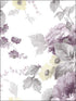 La Rosa wallpaper in grey purple color - pattern number RG35725 - by Patton Norwall in the Rose Garden 2 collection