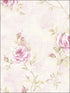 Painted Rose Trail wallpaper in pinks greens color - pattern number RG35741 - by Patton Norwall in the Rose Garden 2 collection