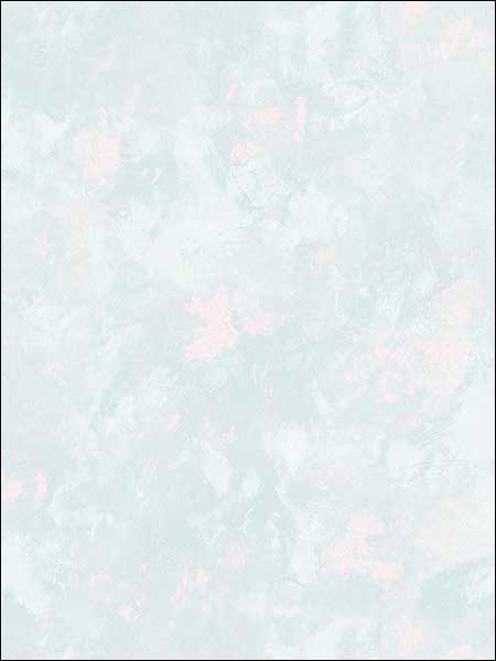 Textured Leaves wallpaper in teal pink color - pattern number RG35747 - by Patton Norwall in the Rose Garden 2 collection