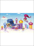 Shimmer And Shine XL 7 Panel mural in pink color - pattern number JL1385M - by York in the York Murals collection