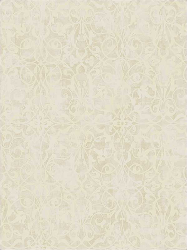 Brilliant Scroll wallpaper in 21407 color - pattern number MK21407 - by Seabrook in the Metallika collection
