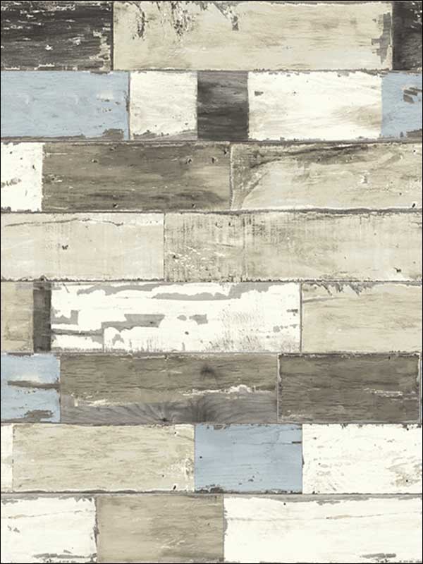 Reclaimed Planks wallpaper in 50408 color - pattern number IR50408 - by Pelican Prints in the Structure collection